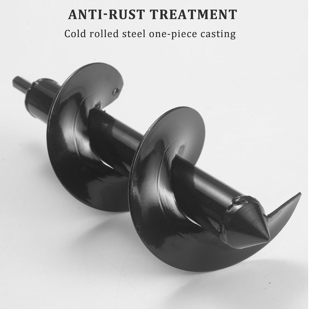 Erdbohrer für bohrmaschine 4-teilig, Pflanzbohrer für akkuschrauber, Blumenzwiebel bohrer, gartenboh