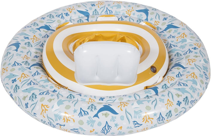 Little Dutch 2012847 Schwimmring/Schwimmsitz für Babys - Ocean Dreams blau