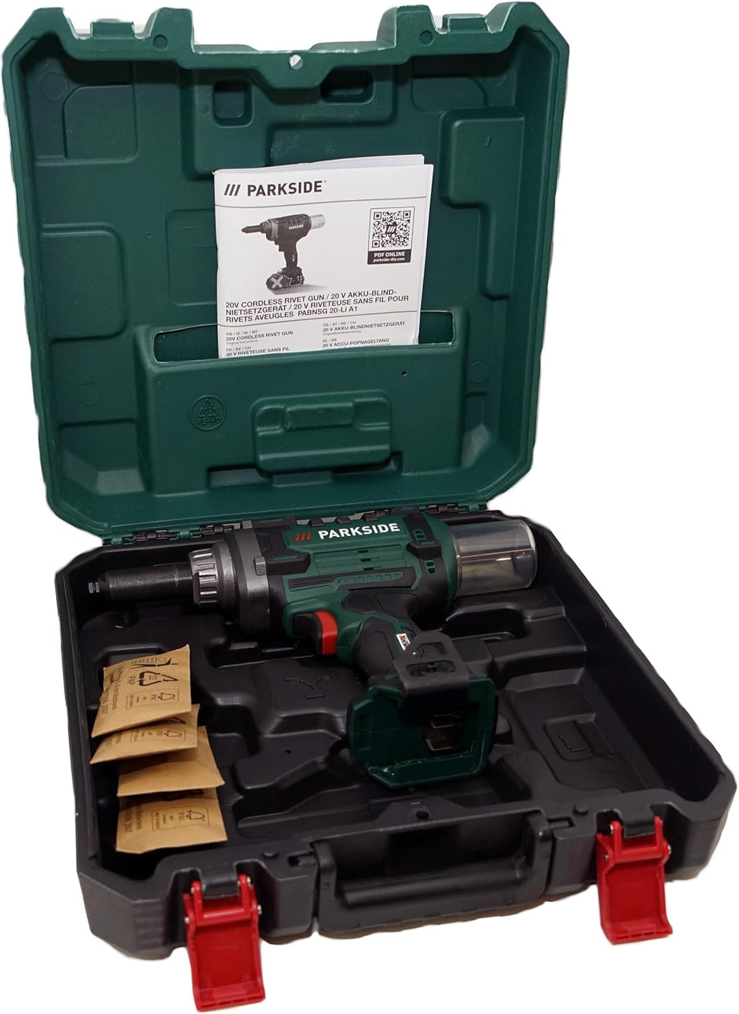 Angebot für Original 20V Akku-Blindnietsetzgerät PABNSG 20-Li – Brushless Motor – passend für die Se
