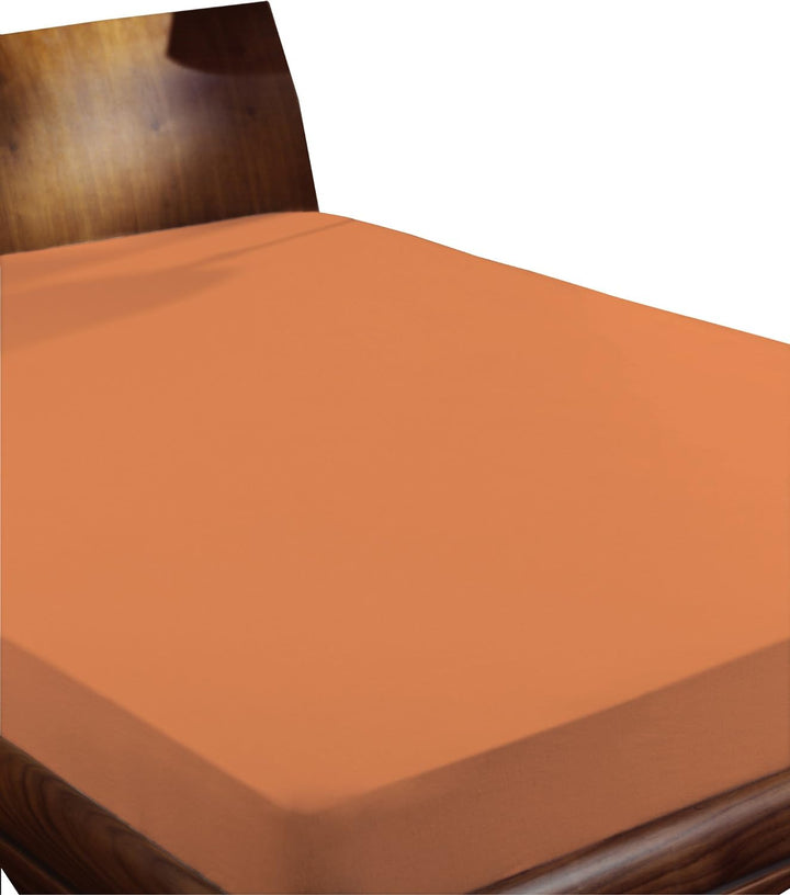 Primera Spannbettlaken Mako Satin 100% Baumwolle Ecru 140-160 x 200 cm, Ecru 140-160 x 200 cm