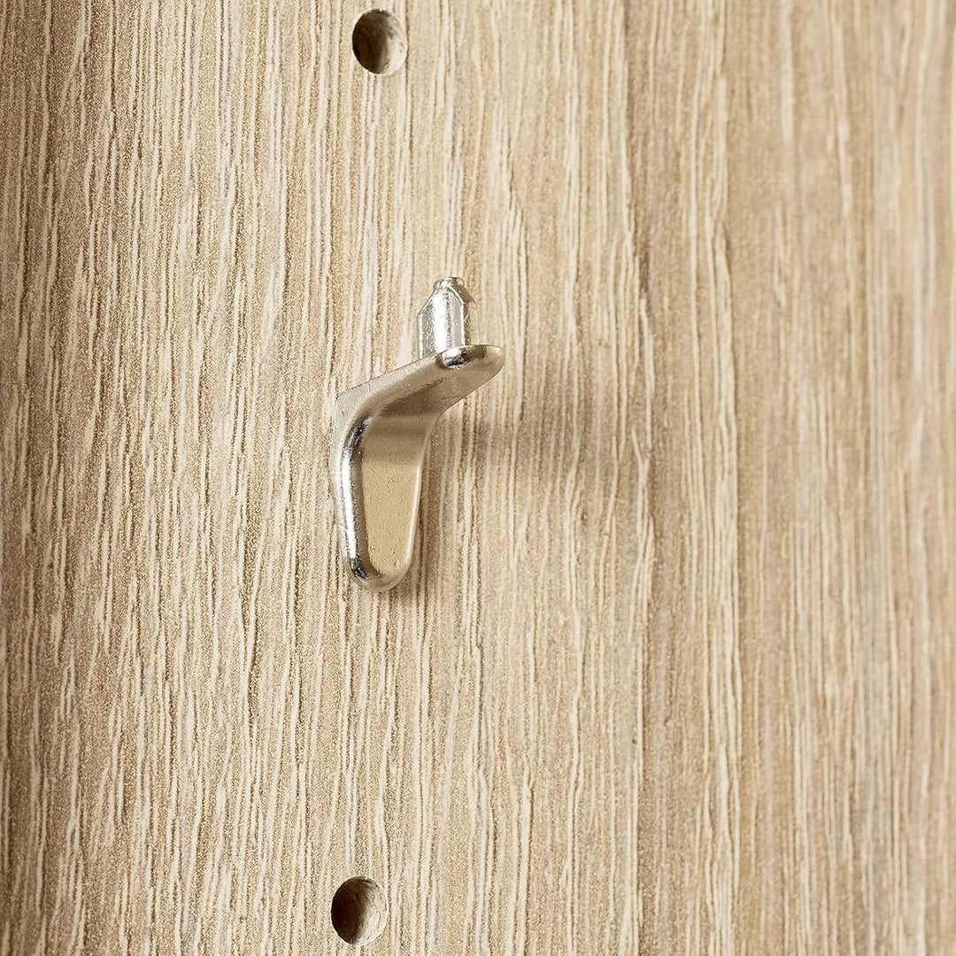 Casaria® Kommode mit 2 Türen 77x60x30cm Holz Modern höhenverstellbarer Einlegeboden Schlafzimmer Bür