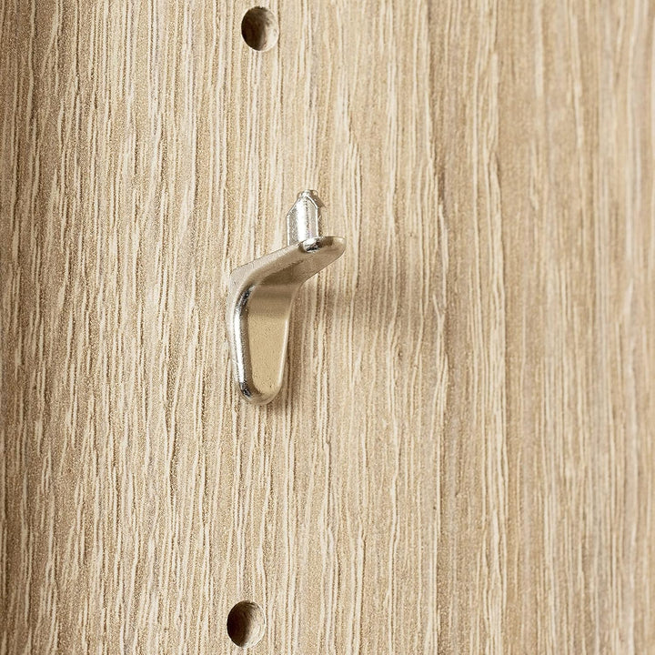 Casaria® Kommode mit 2 Türen 77x60x30cm Holz Modern höhenverstellbarer Einlegeboden Schlafzimmer Bür