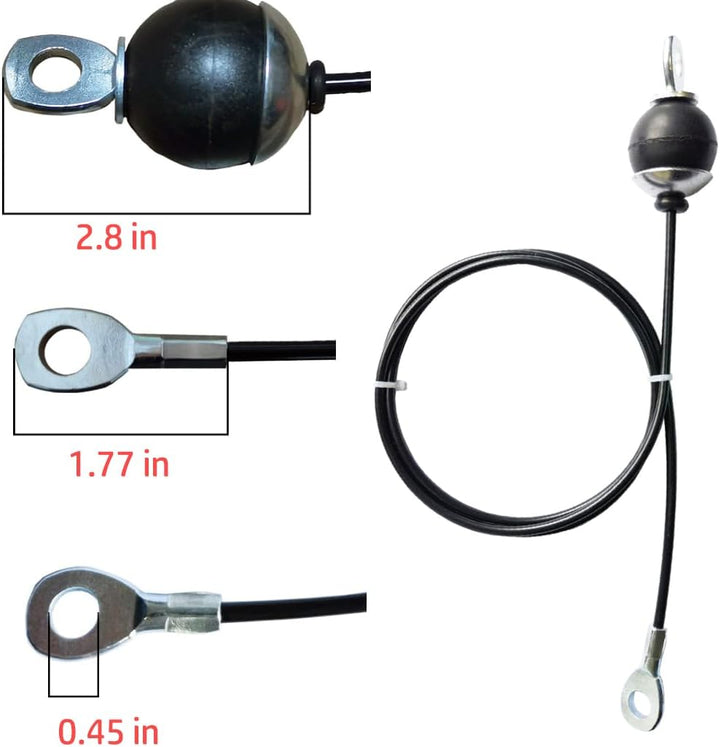 Ersatzkabel für Fitness-Studio B-Kabel + Ball 2M/(79in）, B-Kabel + Ball 2M/(79in）