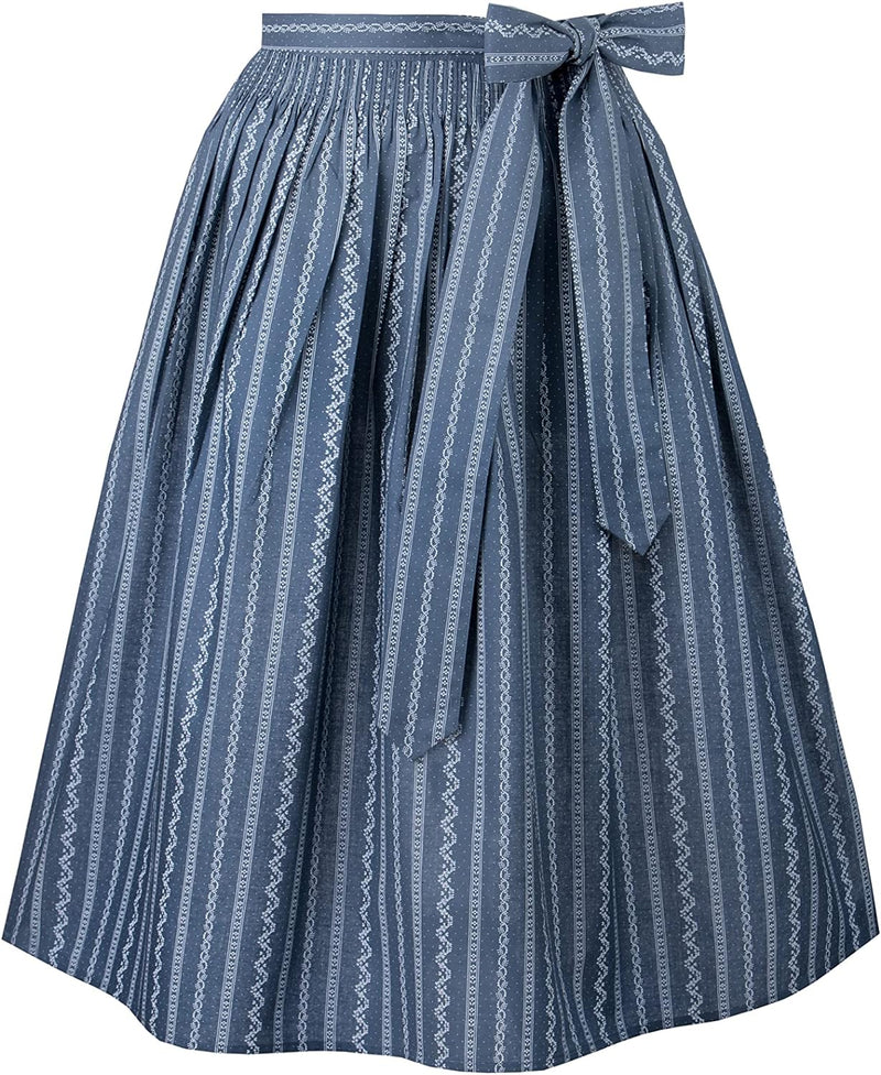 Stockerpoint Damen Schürze Claire Dirndlschürze, Rauchblau, Regular