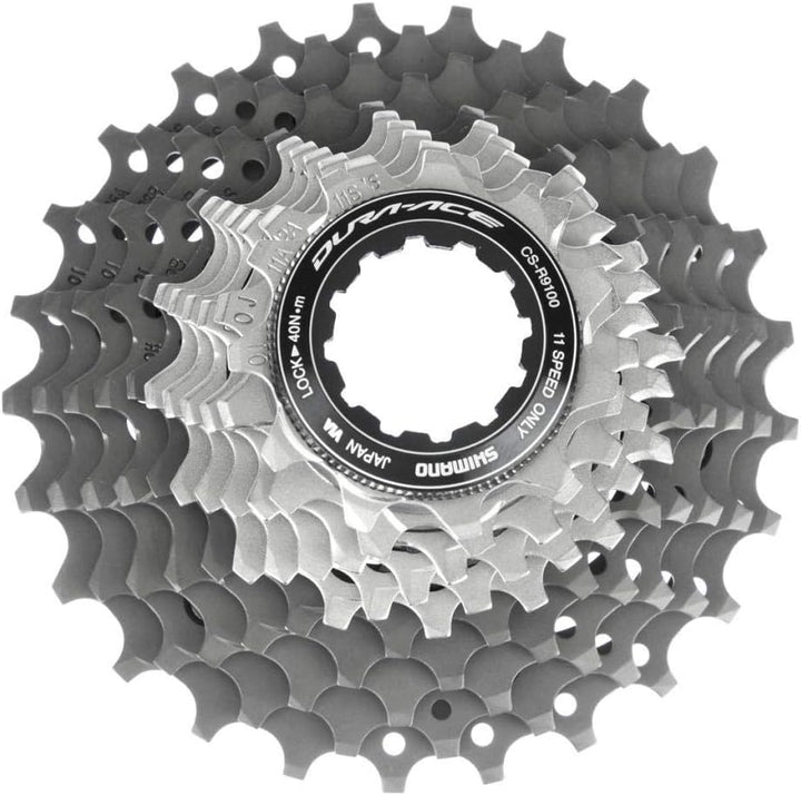 SHIMANO Unisex – Erwachsene Csr9100 Kassetten & Ritzel 11-25 Zähne silber, 11-25 Zähne silber
