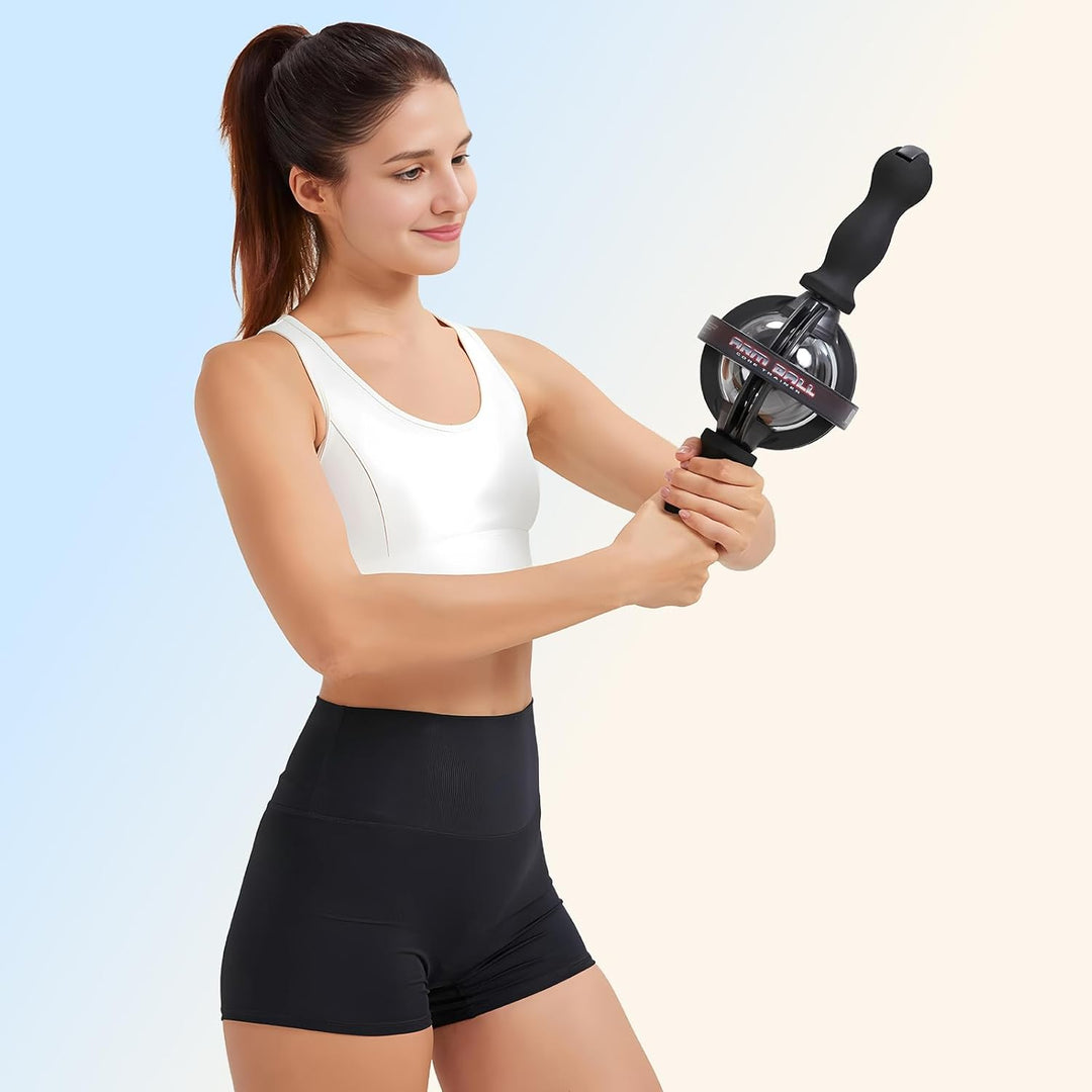 Gyro-Trainer Pro Handtrainer, Doppelgriff, 200kg Widerstand, für Muskelaufbau und Handgelenkskraft