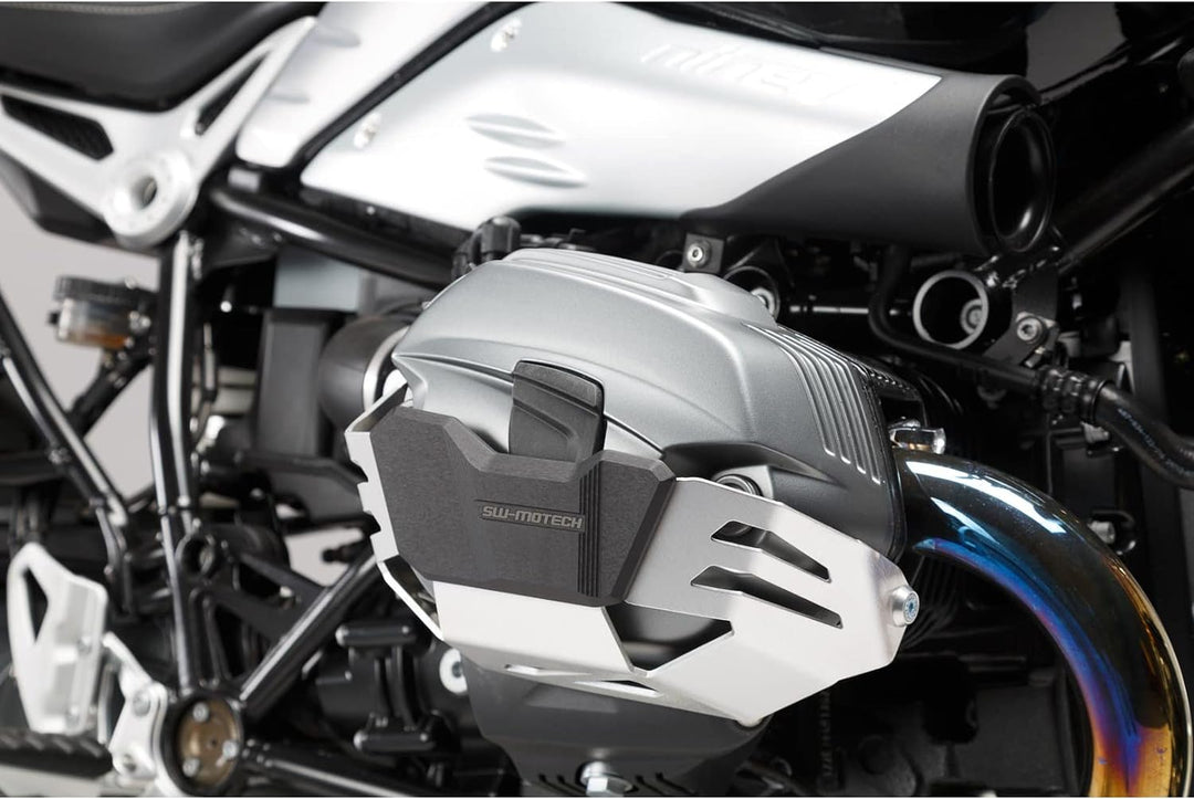 SW-Motech Zylinderschutz - Silbern. BMW R1200 R/GS/Adv, R nineT.