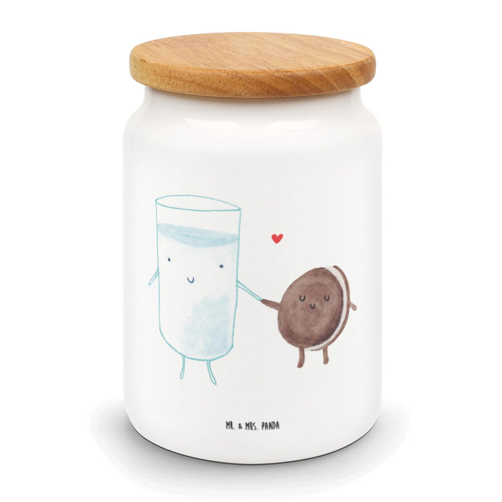 Mr. & Mrs. Panda Dose Milch Keks - Geschenk, Einladung Frühstück, Cookie, Kekse, Kaffee, aufbewahrun