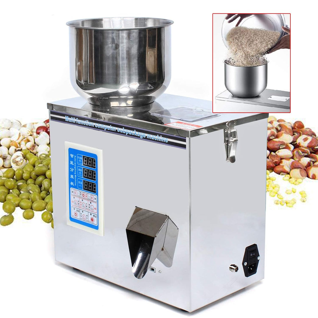 Automatische Abfüllmaschine, 180W Abfüllmaschine Pulver Einstellbares Packgewicht und Geschwindigkei