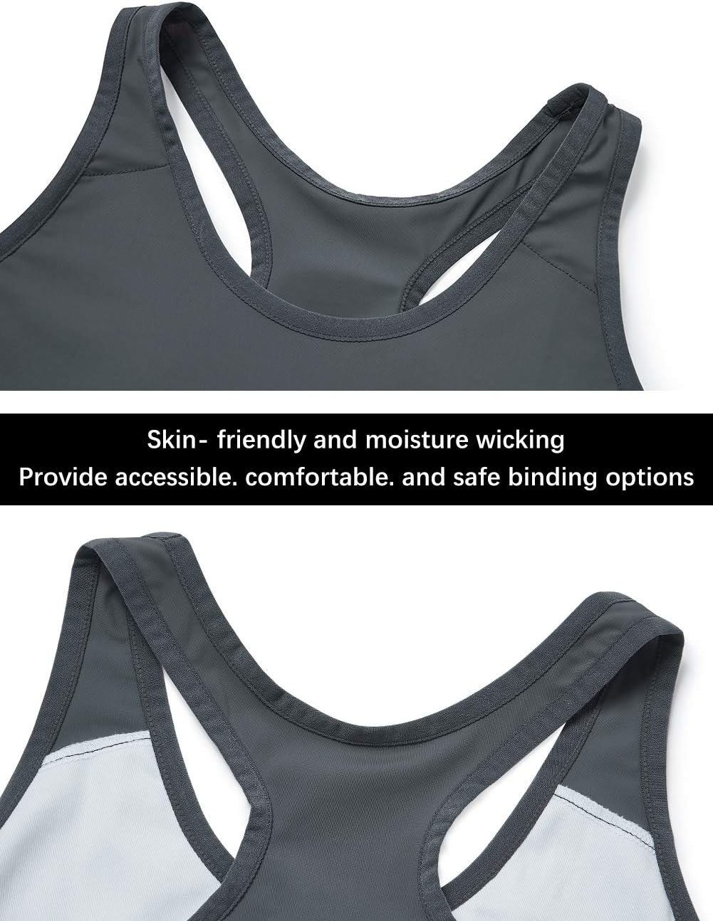 Idtswch Chest Binder for Transgender FTM Binder Compression Tomboy Trans Bandage Bra Cosplay Underwe