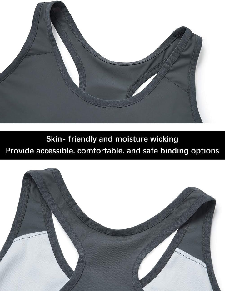 Idtswch Chest Binder for Transgender FTM Binder Compression Tomboy Trans Bandage Bra Cosplay Underwe