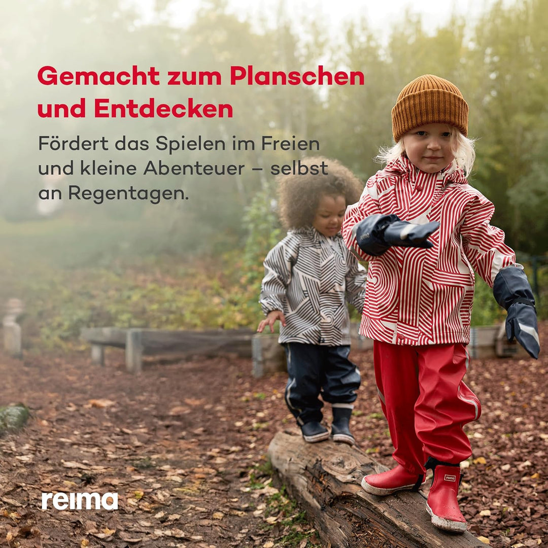 Reima Gummistiefel Ankles für Kinder, knöchelhohe, wasserdichte Kinderschuhe aus nachhaltigem Gummi,