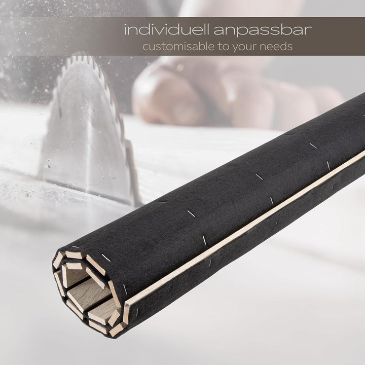 HEXIM Akustikpaneele 6 Stück 138,5x60cm Holz Comfort - flexible Holzpaneele Platten Lamellenwand Hol