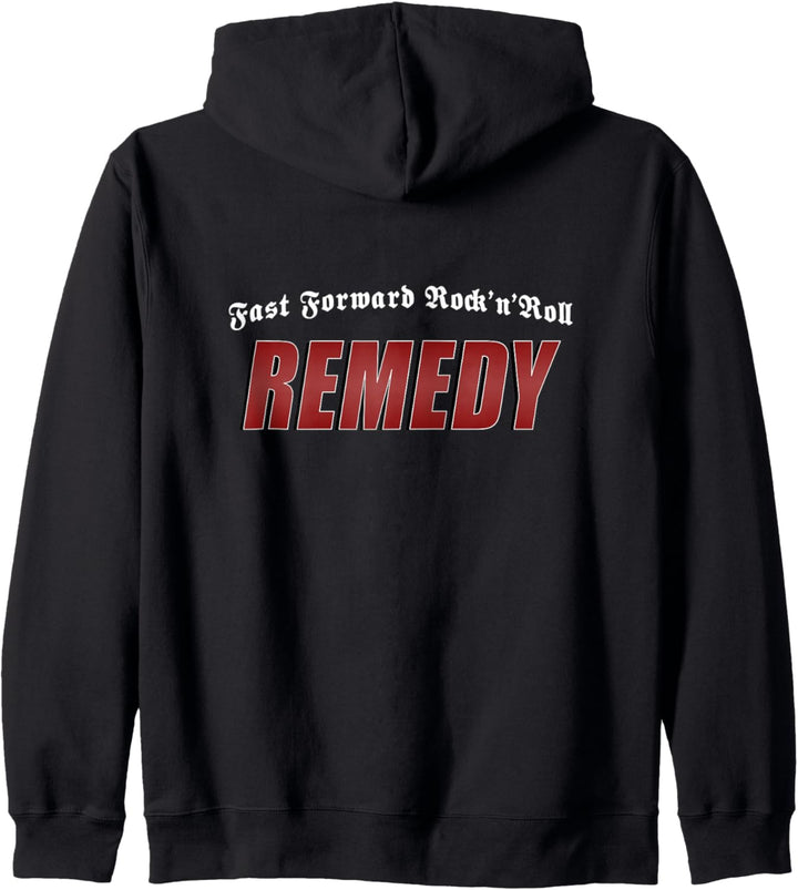 Remedy / Fast Forward Rock'n'Roll / Beidseitig bedruckt Kapuzenjacke