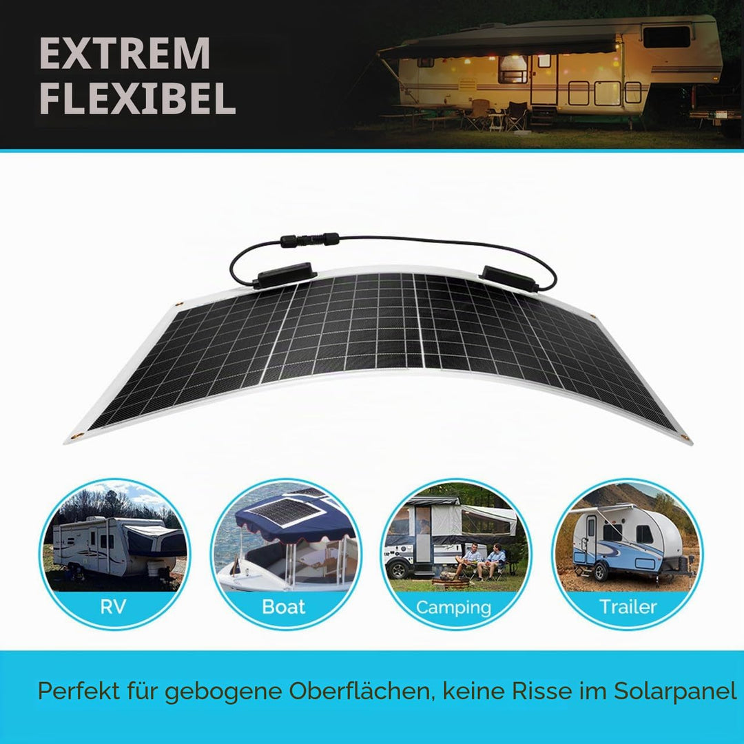 Renogy Extrem Flexibles, monokristallines Solarpanel. 50W Flexible
