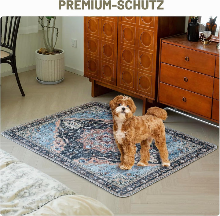 Waschbar Haustier-Urinunterlage, 2 Pack Wiederverwendbare Welpenunterlagen Matte für Hunde, Wiederve