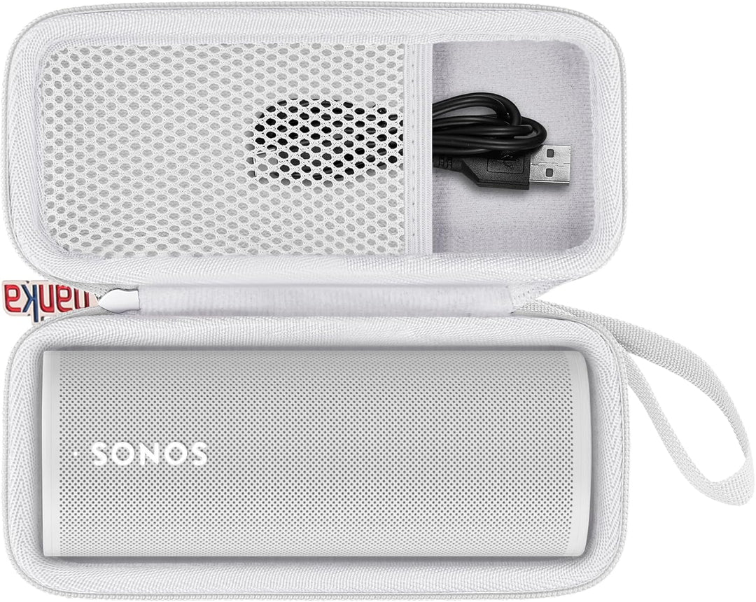 Khanka Hartschalenhülle kompatibel mit Sonos Roam 2 / Sonos Roam/Sonos Roam SL, tragbarer, wasserdic