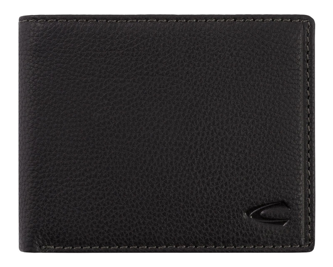 camel active bags Macau Herren Geldbörse RFID Querformat Leder Mittelgross Schwarz 12 x 2 x 9,5 Schw