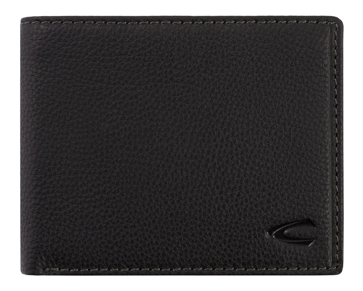camel active bags Macau Herren Geldbörse RFID Querformat Leder Mittelgross Schwarz 12 x 2 x 9,5 Schw