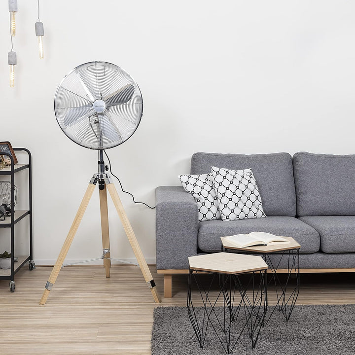 Tristar Standventilator - Höhenverstellbar, Oszillierend, 85 Grad Schwenkbereich 45cm, VE-5805, 45cm