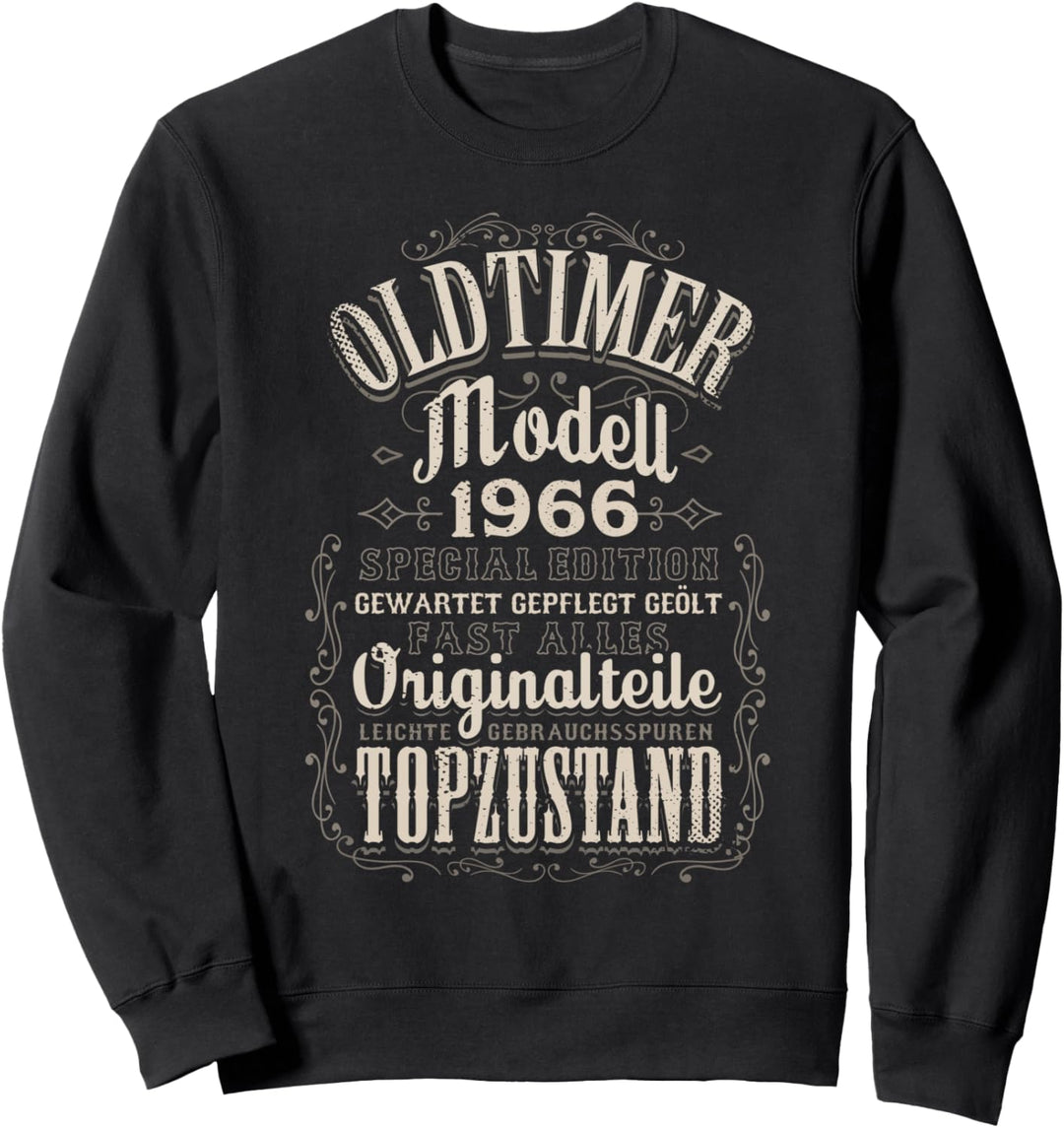55. Geburtstag 55 Jahre Damen Herren Lustig Vintage Geschenk Sweatshirt