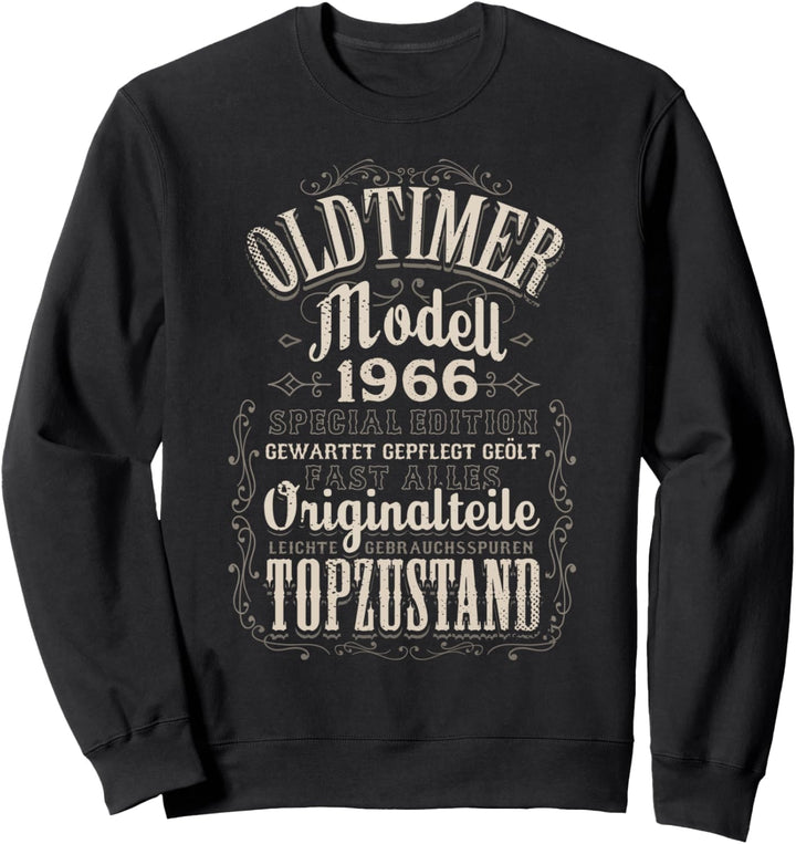 55. Geburtstag 55 Jahre Damen Herren Lustig Vintage Geschenk Sweatshirt