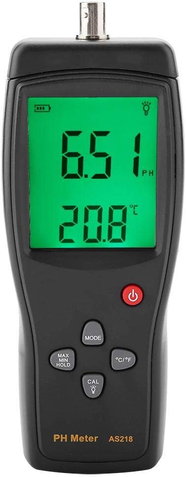 Digitales PH Messgerät Walfront Smart Sensor AS218 Digitales PH Meter Qualitätswassertest 0, 00~14,