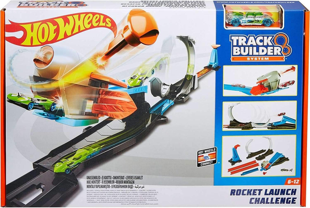 Mattel Hot Wheels FLK60 Stunt Builder Raketenstart-Challenge