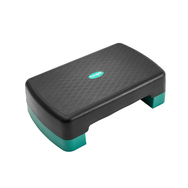Yes4All Aerobic-Übungsplattform, 45,7 cm mit 10,2 cm 15,2 cm höhenverstellbaren Erhöhungen für Zuhau