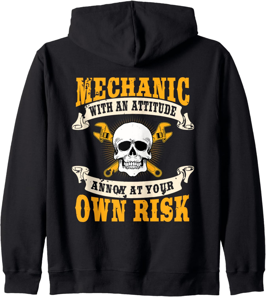 Mechanic Gifts Funny Car Repair Design On Back Kapuzenjacke