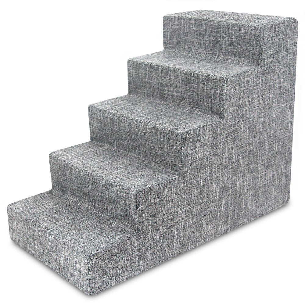 Best Pet Supplies Haustiertreppe mit CertiPUR-US-zertifiziertem Schaumstoff für Hunde und Katzen in