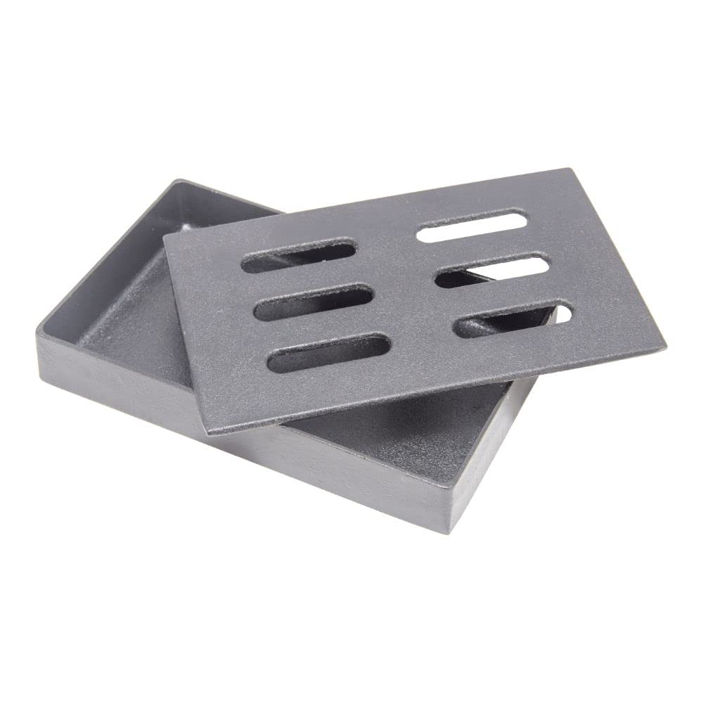 Char-Broil 140 551 - Räucherbox, Gusseisen., Grau, Räucherbox