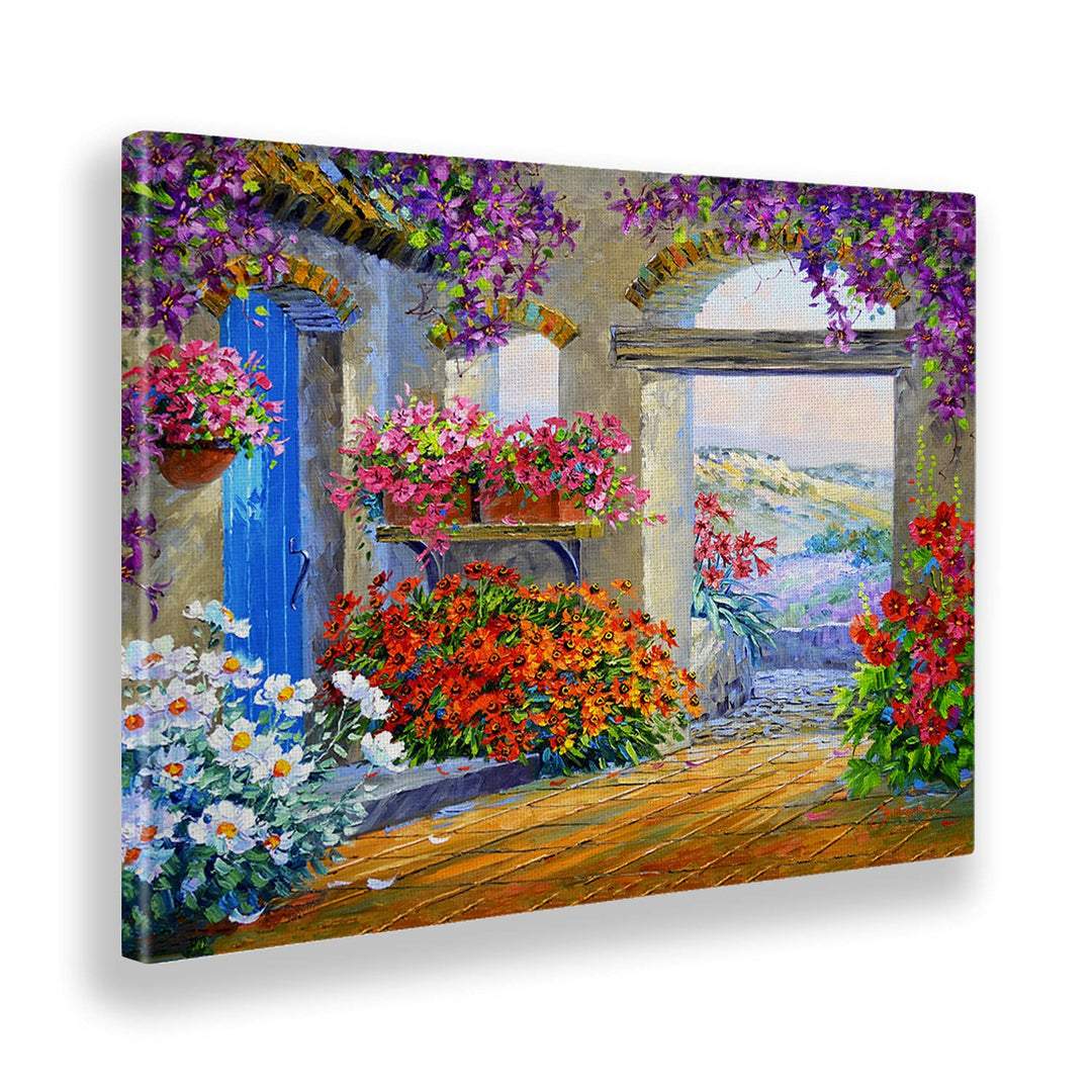Giallobus - Gemälde - Mikki Senkarik - Morgenlied - Leinwand - 70x50 - Bereit zum Aufhängen - Modern