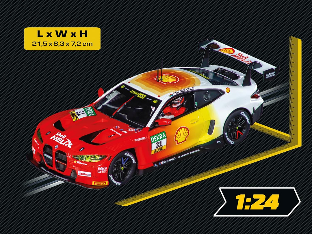 Carrera Digital 124 BMW M4 GT3, Schubert Motorsport No. 31 DTM 2024 – Detailgetreues Slotcar mit Lic