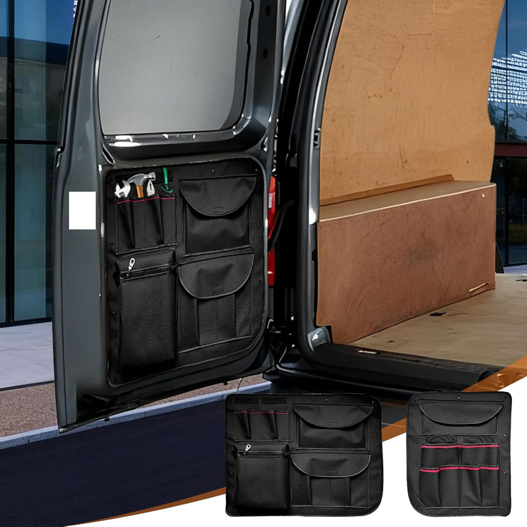 Scheunentüren Aufbewahrungs-Organizer Kompatibel mit VW Caddy 2003-2021, 2pcs Scheune Arbeit Werkzeu