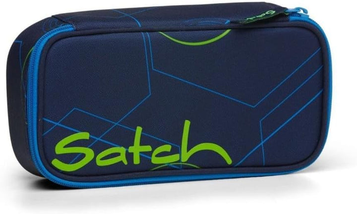 Satch Air Schulrucksack Set 3tlg. inkl. Schlamperbox und Sportbeutel Blue Tech, Blue Tech