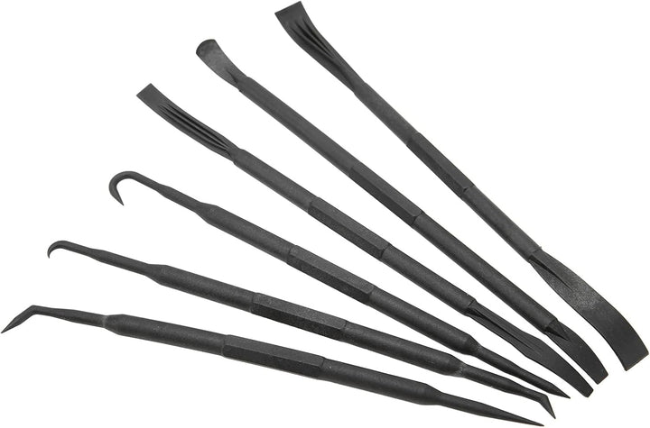6PCS Set Neugierigen Bar Haken Set Doppelseitige ABS Kunststoff Schwarz Entfernen O Ring Dichtung Zu