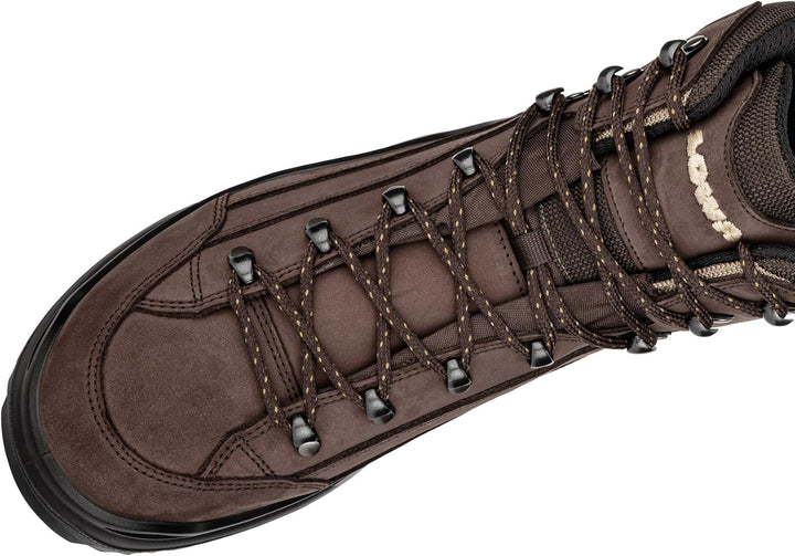 LOWA Renegade GTX MID Unisex Wanderstiefel Tracking Outdoor Goretex 42 EU Braun, 42 EU Braun