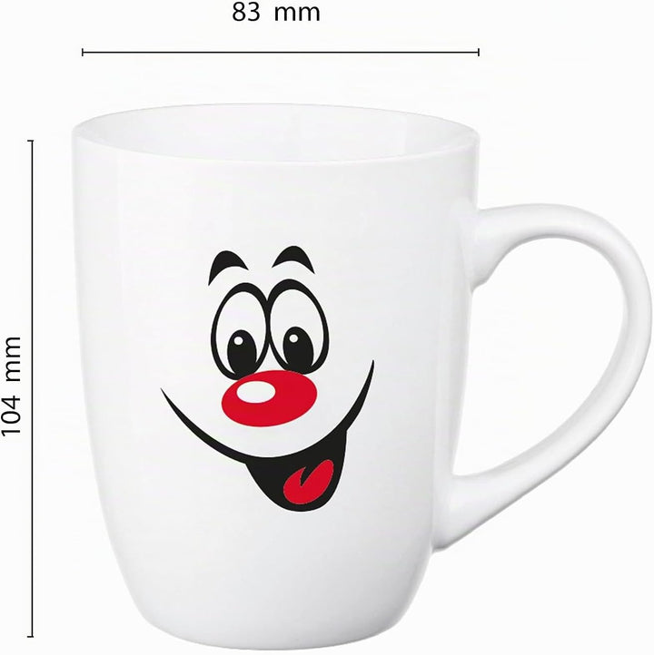 Glasmark Krosno Kaffeebecher Weiss Mit Henkel Becher Keramik Keramikbecher Set 6-teilig Coffee Mug C