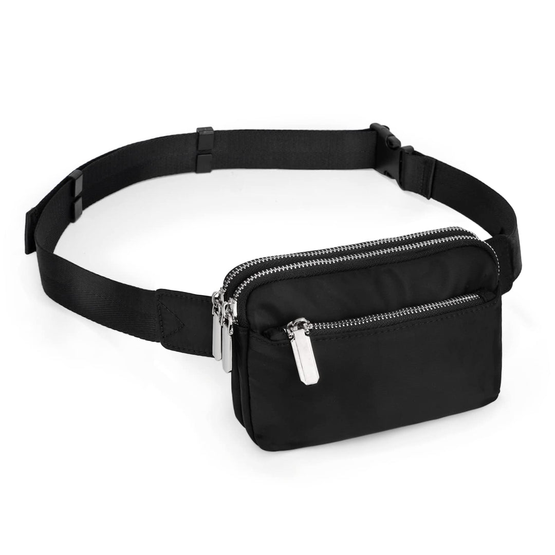 Geldbörse Damen Brieftasche UTO PU Leder Multifunktions Zip um Clutch für Handy 0759b Schwarz mit Ne