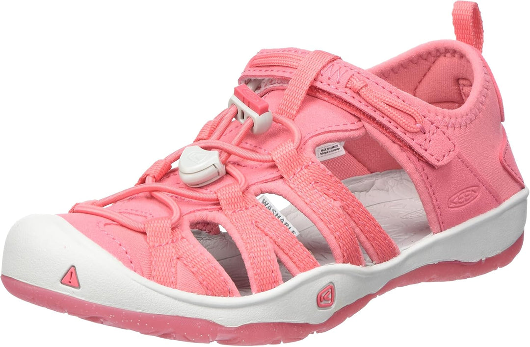 KEEN Kids Moxie Closed Toe Casual Sandal, Tea Rose/Vapor, 7 US Unisex Toddler