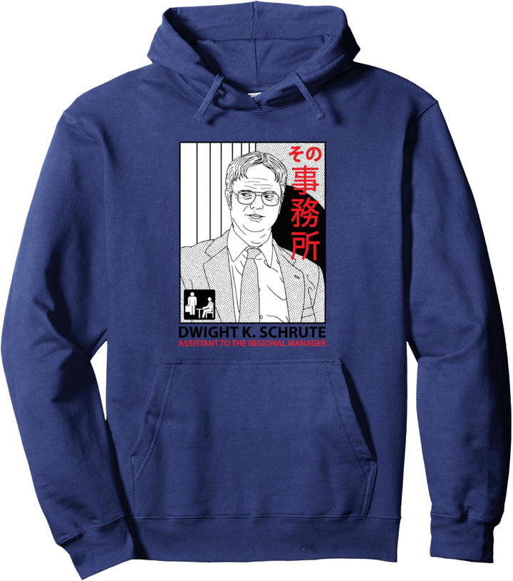 The Office Dwight Grinsen Grafik der Roman Pullover Hoodie