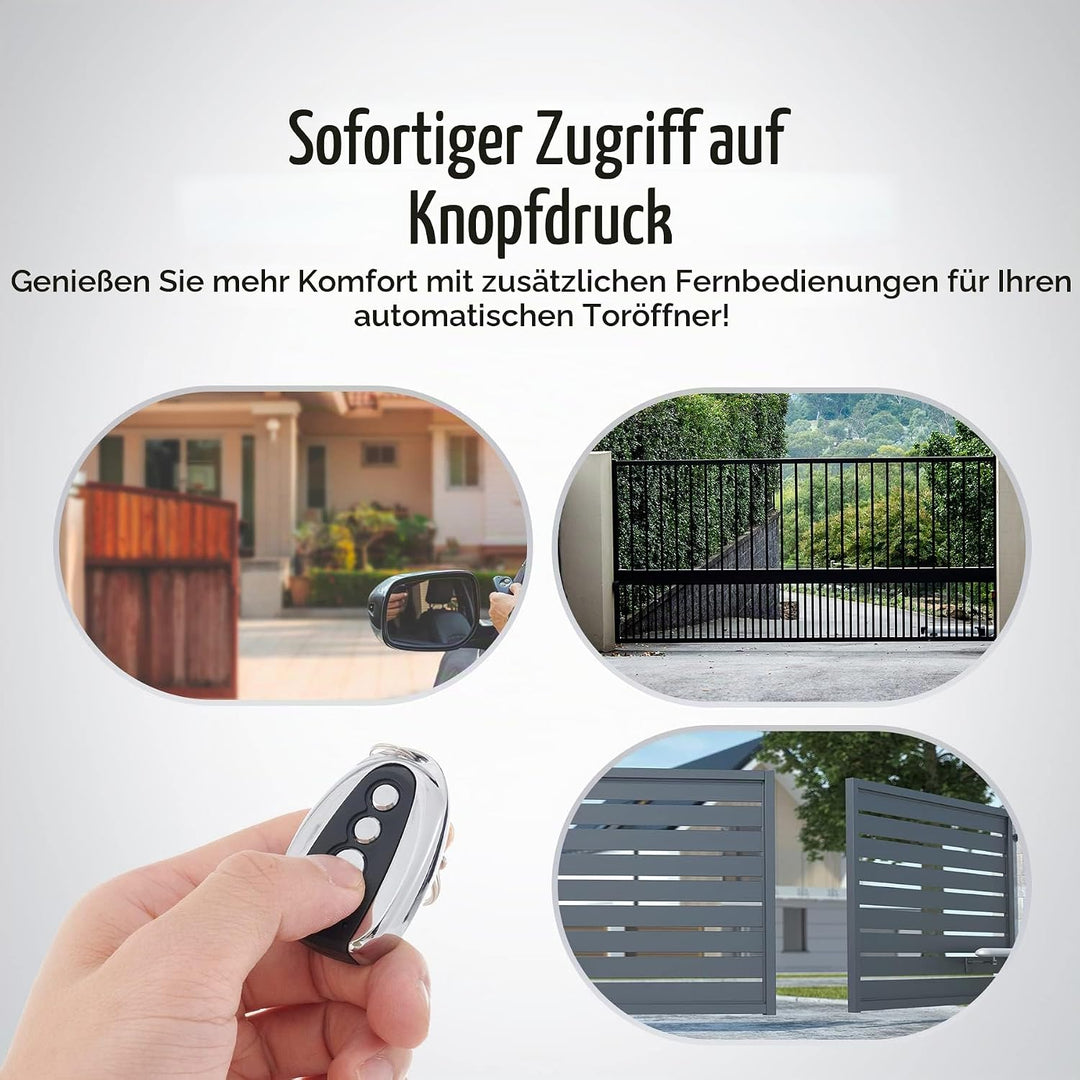 CO-Z Schiebetorantriebe Fernbedienung Fernsteuerung 30M Funksteuerung für Torantrieb Toröffner (Fern