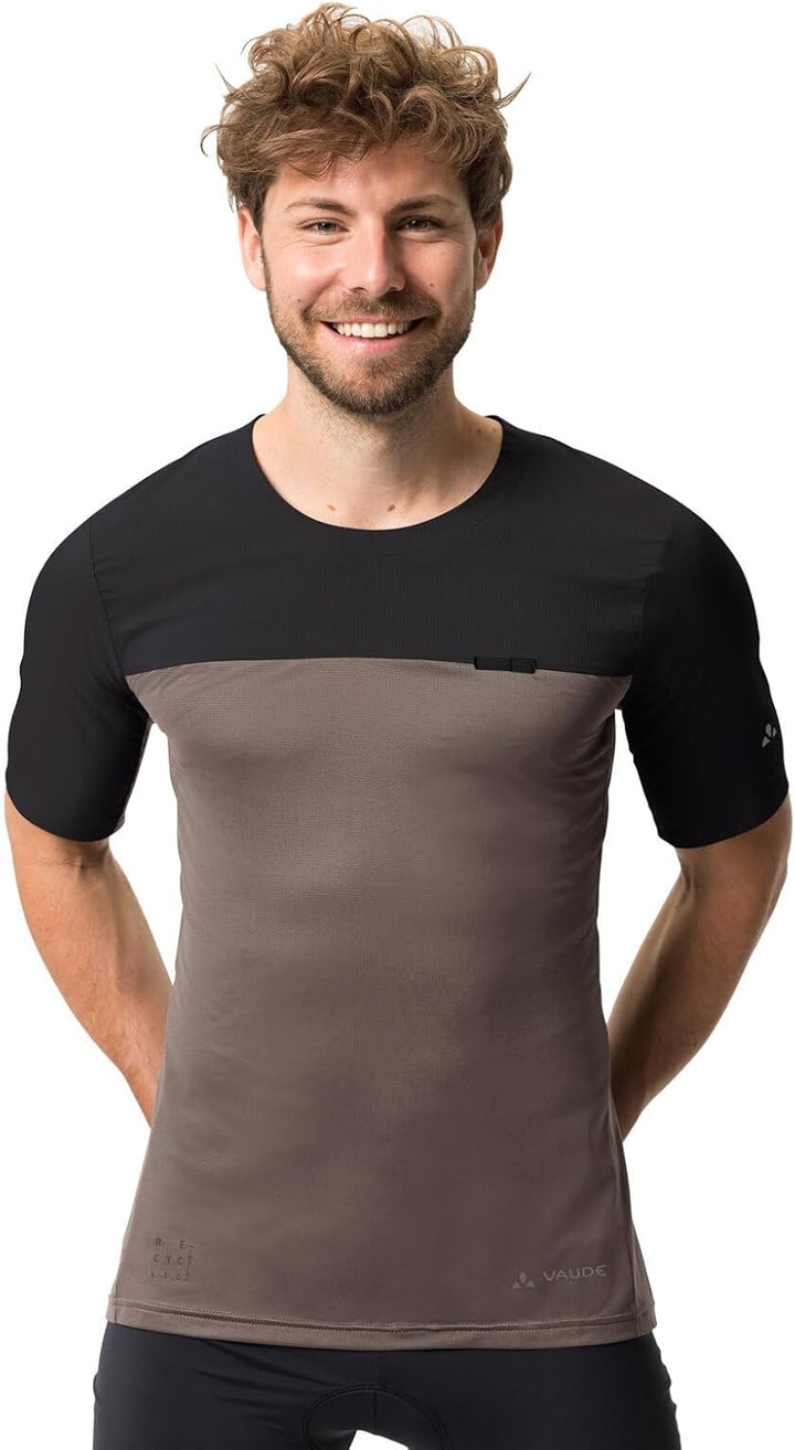 VAUDE Herren Men's Kuro Shirt Ii T-Shirt S Coconut/Black, S Coconut/Black
