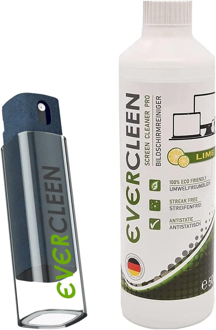 2 GO Made in Germany Screen Cleaner Pro Bildschirmreiniger + Refill 500ml. Umweltschonender Veganer