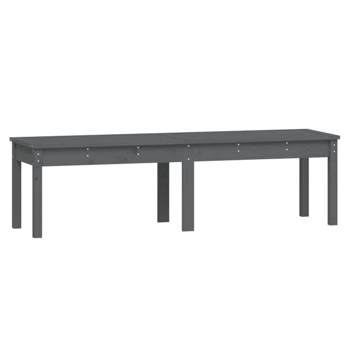vidaXL Gartenbank, Gartenmöbel Sitzbank 2-Sitzer, Parkbank Lattenrost-Design, Holzbank Bank für Gart