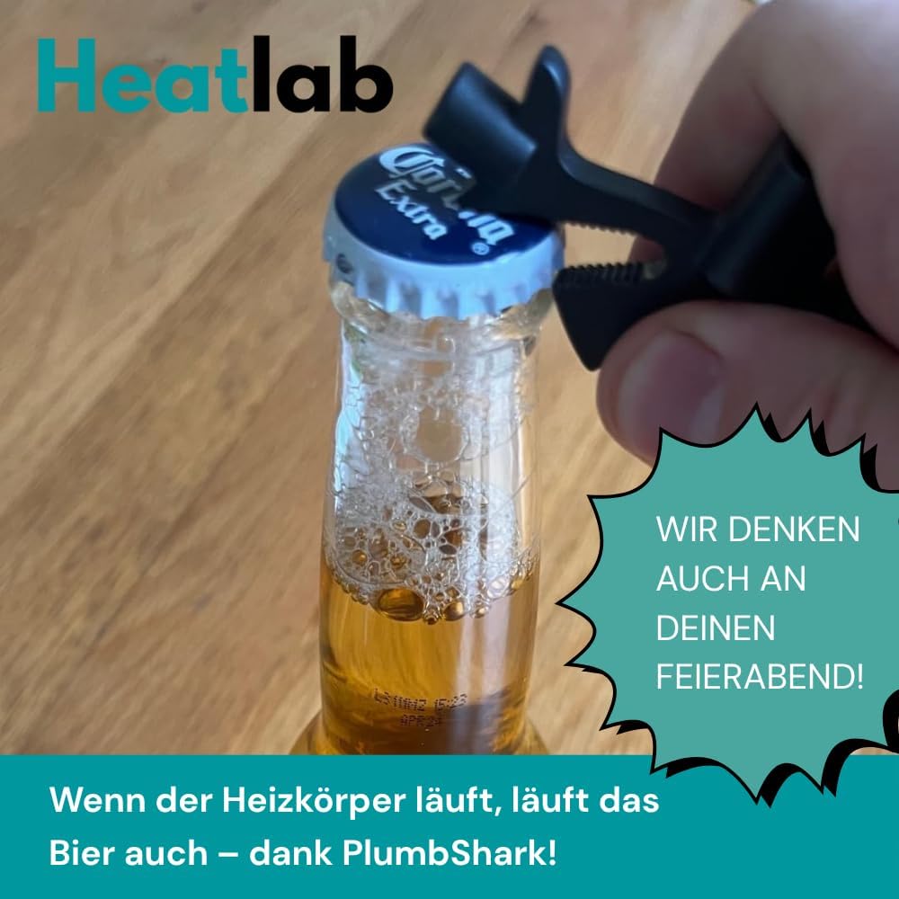 Grehge 1 Plumbing & Heating Keyring Multitool - #10 Essential Plumbers Tools Including Radiator Key,
