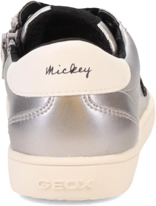 Geox Mädchen J Kathe Girl HSneaker 28 EU Silber, 28 EU Silber