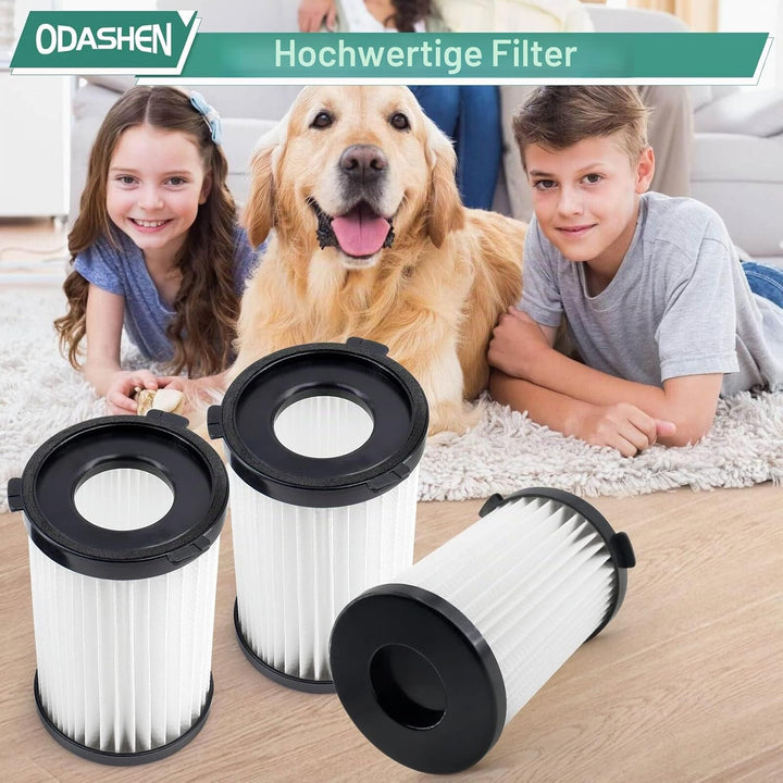 6 Stück Filterzubehör für Balter Vento H1 H2 für MooSoo D600 Ersatzteile, für Clatronic BS 1306N, BS