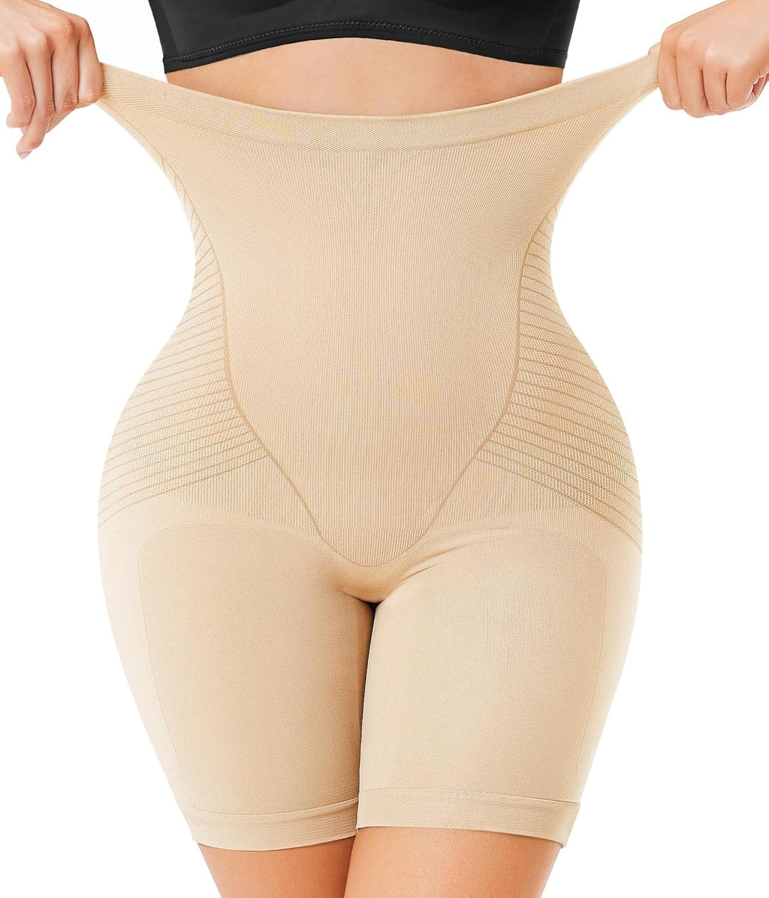 KUMAYES Bauchweg Unterhose Damen Hohe Taille Shapewear Nahtlose Miederhose Bauchkontrolle Höschen Sh